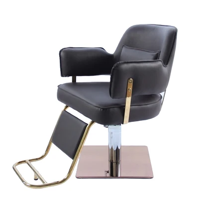 Wholesale Salon Hair Chair Classic  Leather Fashionable Customized Style Beauty Modern barber chairs HE-580