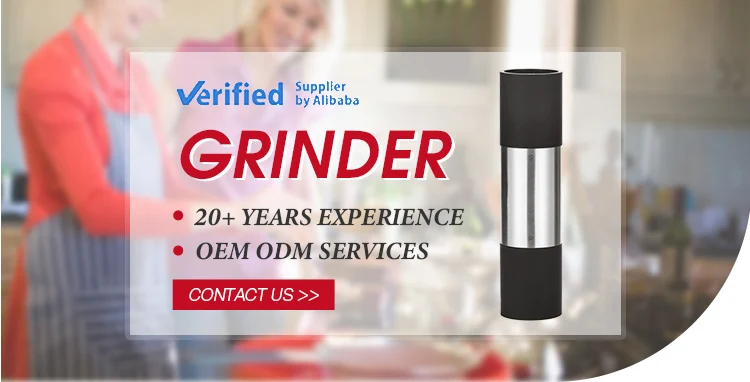 SINO GLASS elemental kitchen trade assurance 1 pc stainless steel 2 in 1 salt and pepper grinder