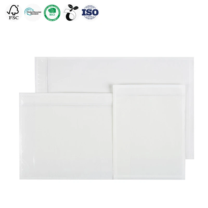 Transparent Envelope Packing List Bag Sideways Loading Packing List Enclosed Pouch