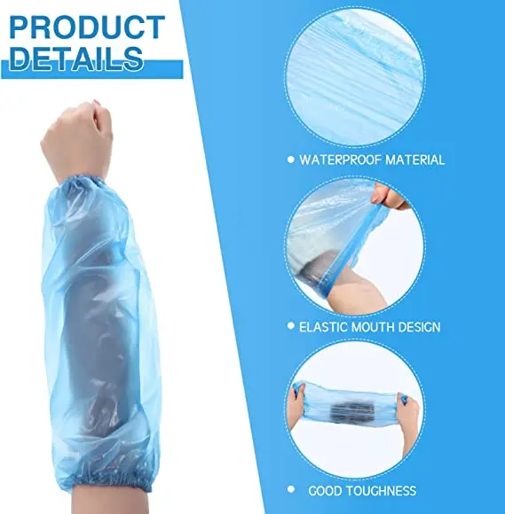 Wholesale custom disposable arm sleeve cover PE plastic oversleeve