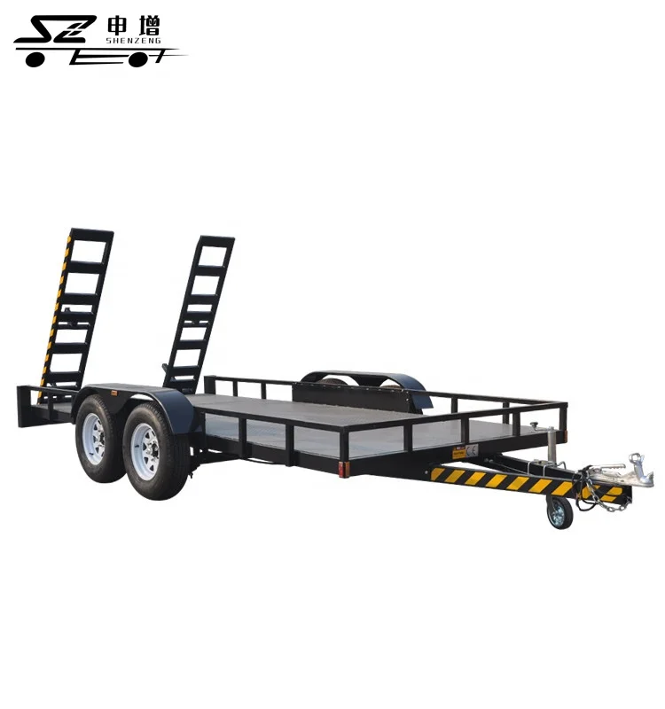 High Quality Car Transporter Trailer Ramp Car Trailer for Sale