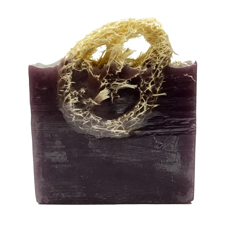 hot-selling Natural plant oil handmade loofah soap scrub body soap men and women bathing skin cleaning handmade soap