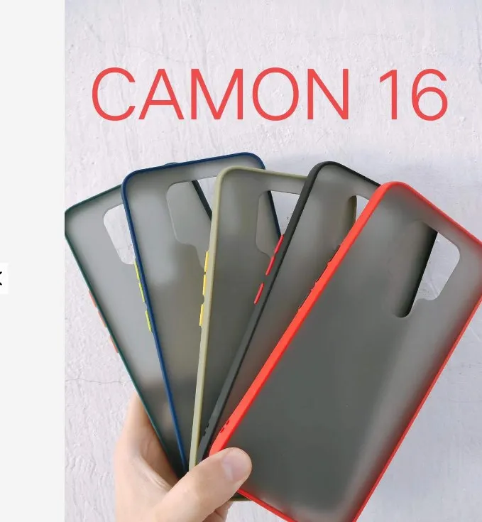 RICOO TPU+PC 2 In 1 Silicone Matt Cover Mobile Phone Case Cover For Itel S16 S15 S15 Pro A16 Plus Camon 16 16 Premier