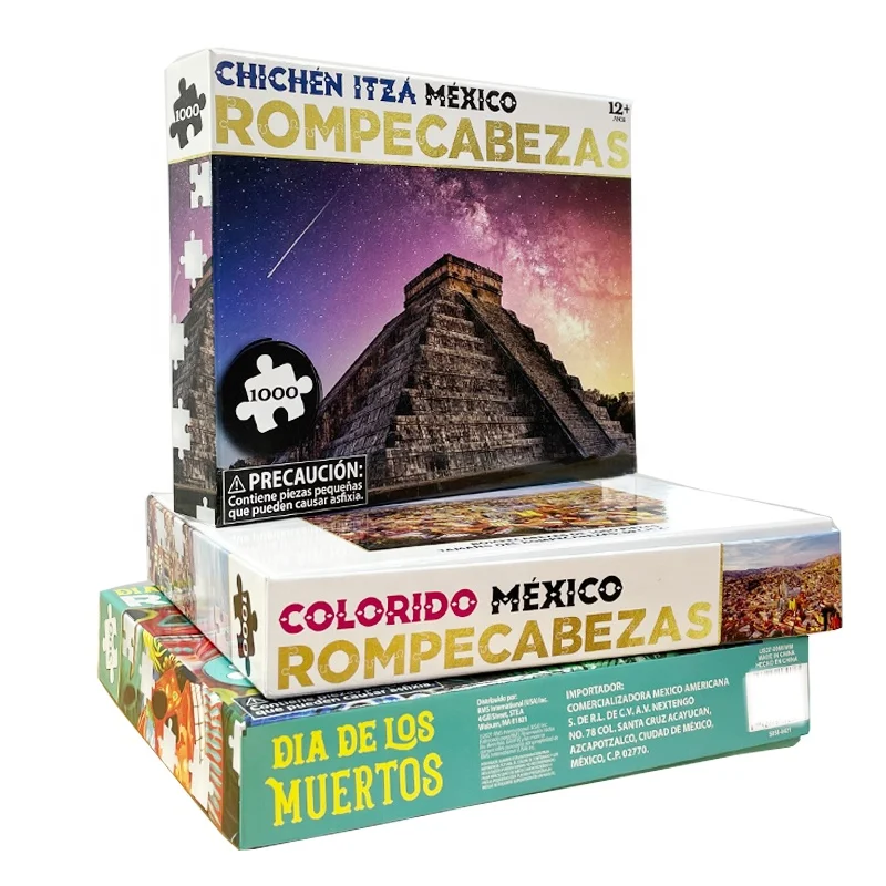 China Supplier Custom blank sublimation Puzzles 1000 For Adult Pieces Paper Cardboard Picture Jigsaw Puzzle 1000 Pieces