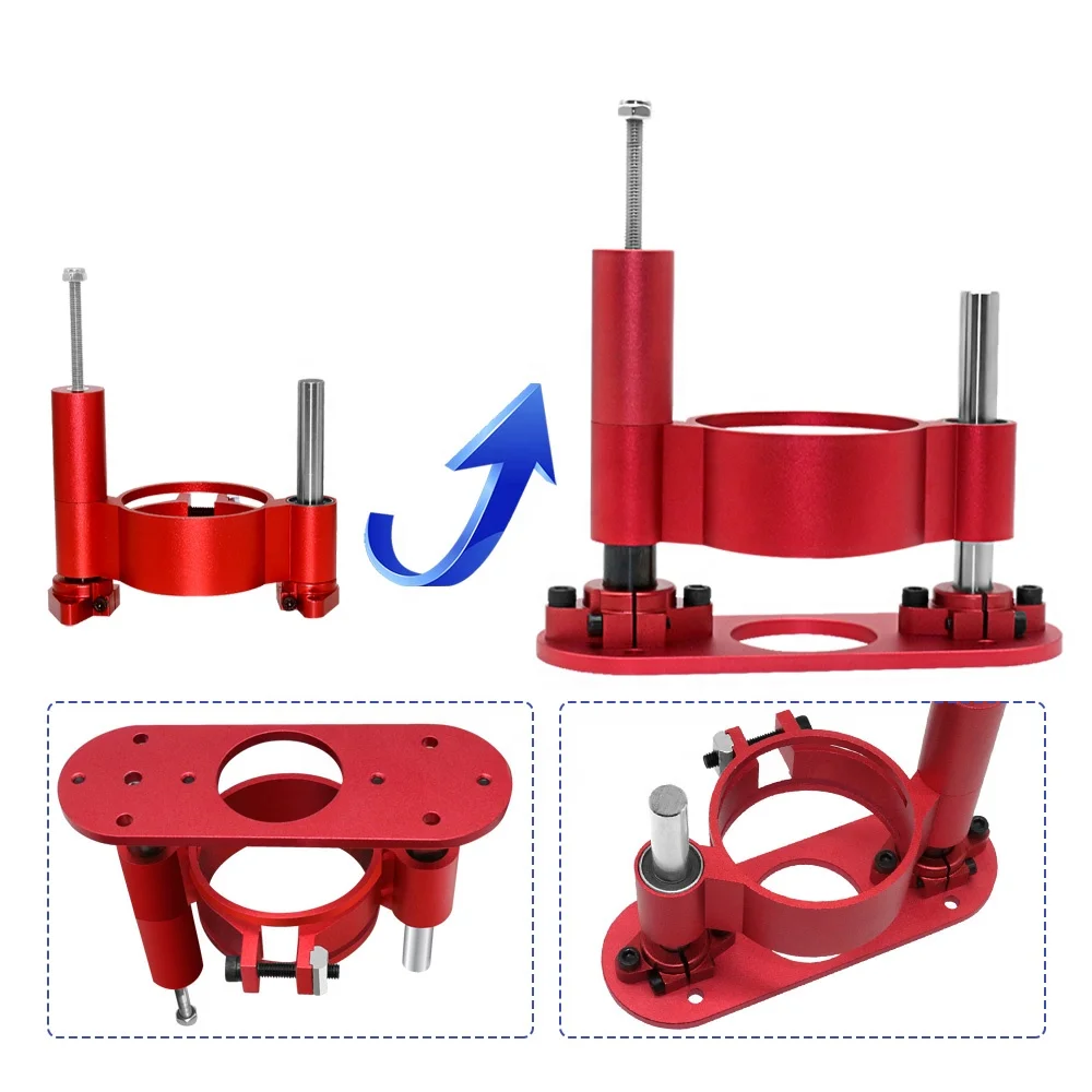 1-3 generations Plate Lift Base for Router Lift for 65mm Diameter Motors Wood Router Working Benches DIY Tools Woodworking Tool