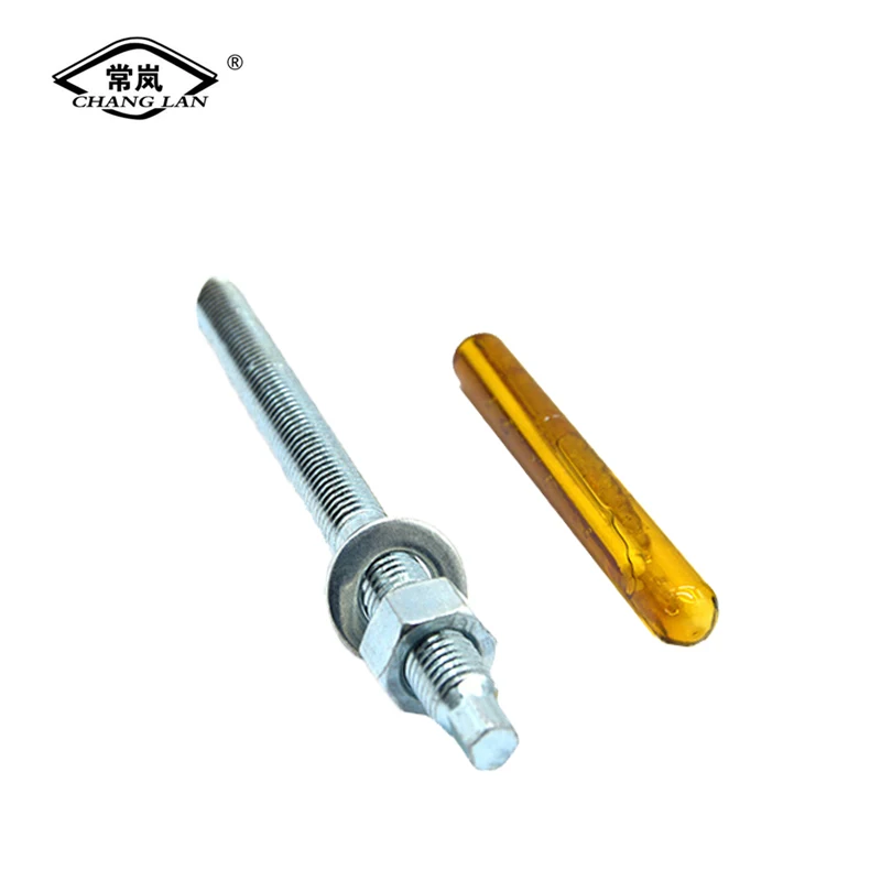 M12 Zinc plated chemical anchor bolt