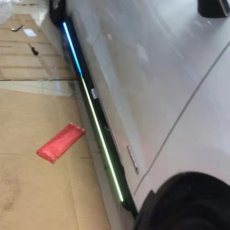 Automatic Electric Power Side Step Running Board Neon Led Light For Toyota SIENNA 2021-2023