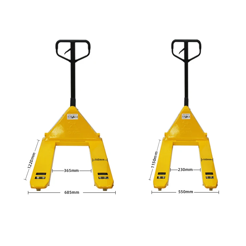 Manual pallet forklift 2000 kg 2 tons 3 tons 5 ton hydraulic lift transpallet 2500kg hydraulic hand pallet truck