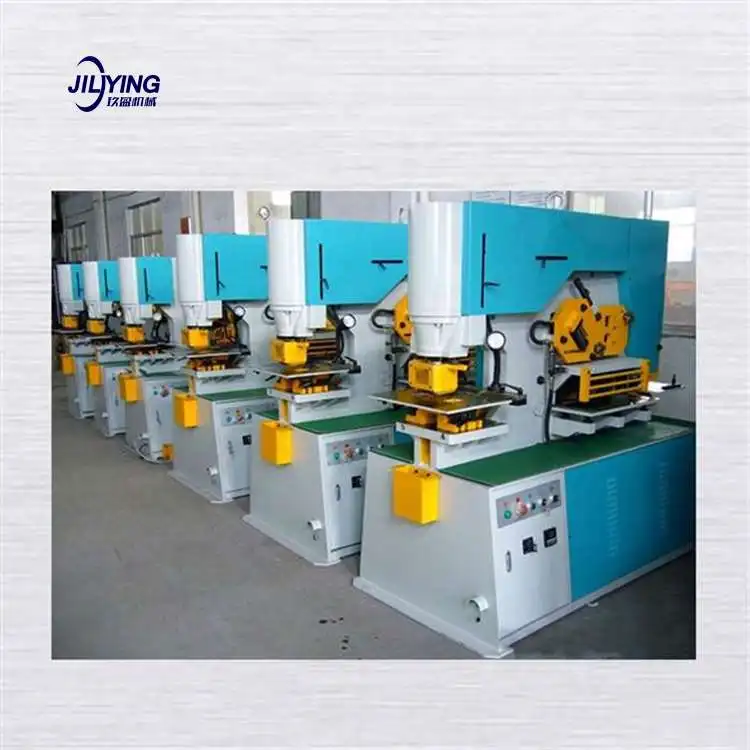 Q35Y Multi Wrought Hydraulic Ironworker Combined Punching Cutting Shearing And Notching Machine For Sale From China