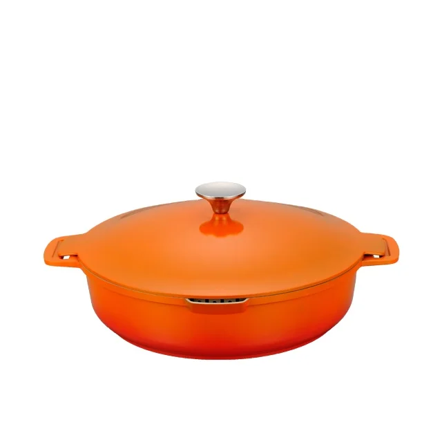 4.2-QT Classic Nonstick Ceramic Coating Casseroles Cast Aluminum Dutch Ovens