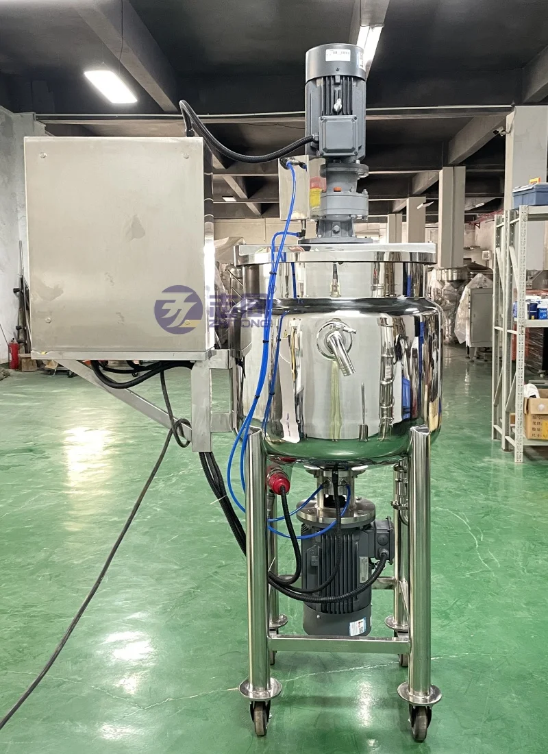 Shampoo Conditioner Homogenizing Shampoo Detergent Production Line Small Lotion Dish Washing Liquid Soap Making Machine