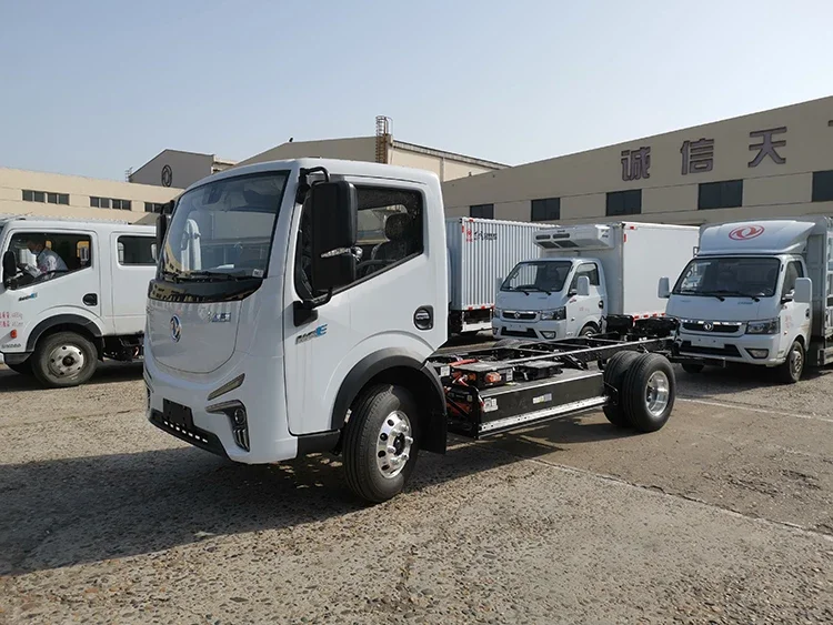 Dongfeng EV45 100% Electric Cargo Light Duty Truck Chassis CATL 81.14kWh 350km DC/AC Charging Form Ready to Ship on Sale!