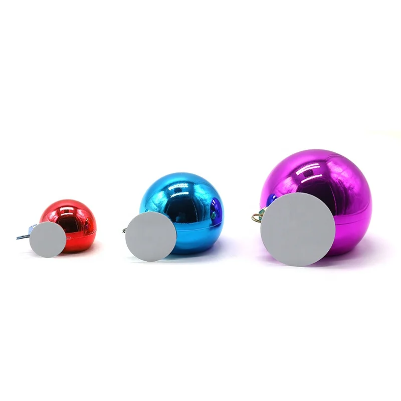 DIY Custom Pattern Sublimation Blank Metal Christmas Hanging Ball