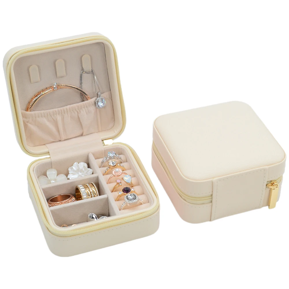 Роскошные креативные Красивые Детские Портативные подарочные наборы чехол китайская универсальная упаковка маленькая кожаная шкатулка для ювелирных изделий