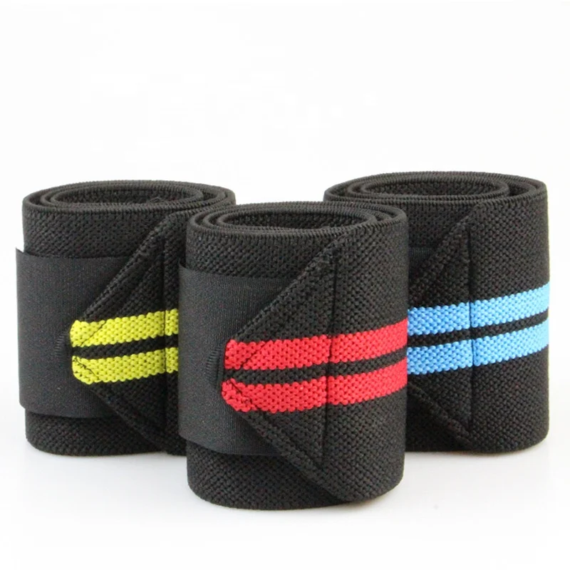 63*8cm/customizable Exercise training weight lifting wrist wrap band brace fitness gym elastic wrist strap
