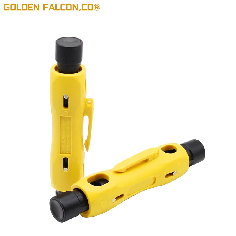 Coaxial Cable Wire Pen Cutter Stripper Hand Stripping Pliers Tool for RG59 RG11 RG7 RG6 Electrician Repair Tool