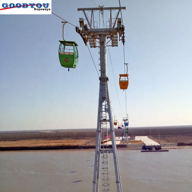 
Cable car cross the river cross the sea lake Goodyou brand Chinese ropeway manufacturer 