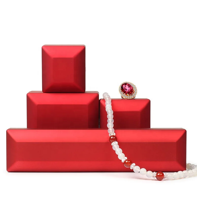 2022 Hot Custom Color LOGO Jewelry LED Light Ring Box Ring Bracelet Pendant Bangle Engagement Jewellery Boxes with Light