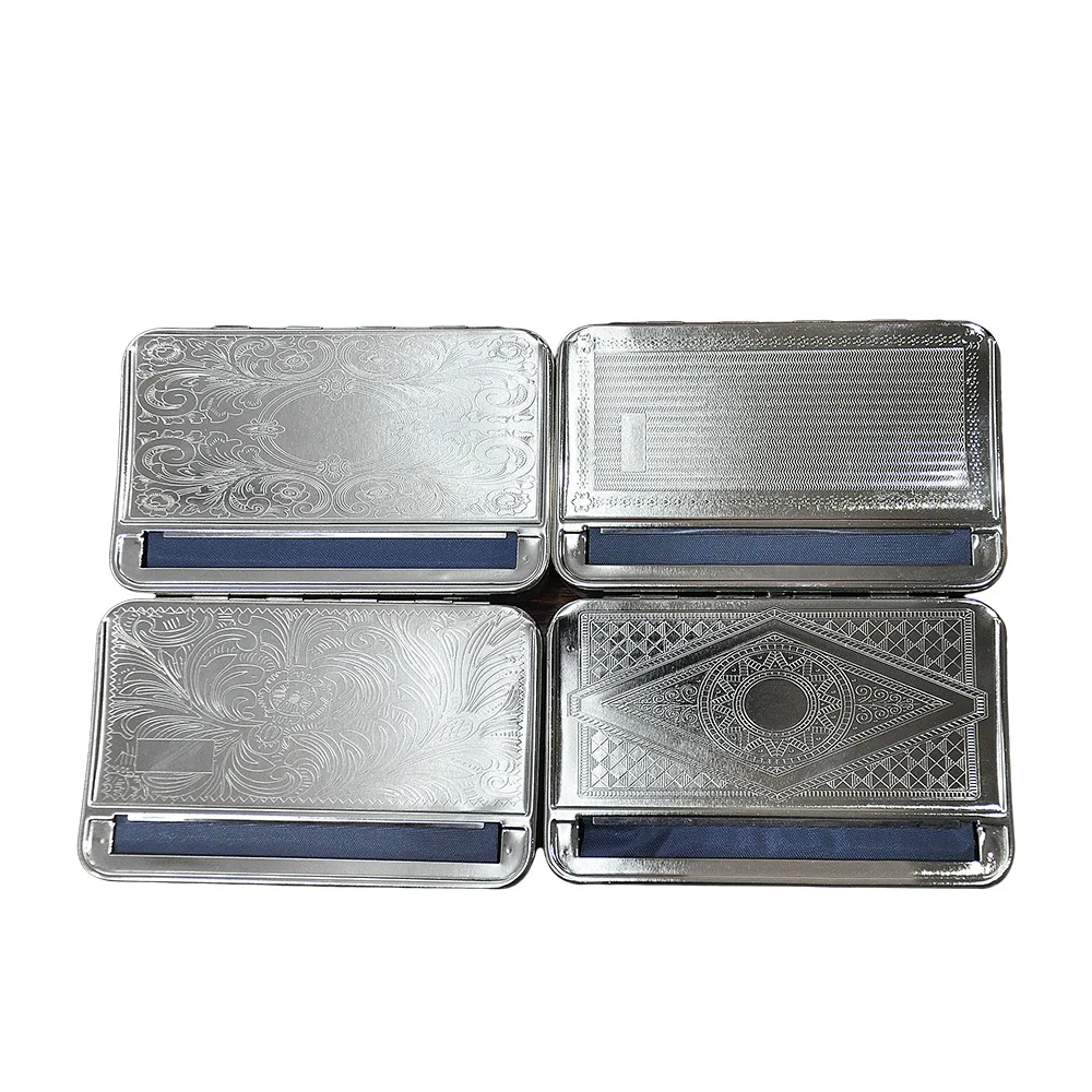 
110 мм Kingsize металлическая Ручная легкая железная Автоматическая сигарета жестяная машина для скручивания сорняков табак 