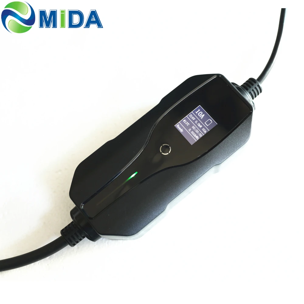 IP 67 waterproof IEC 62169 ev charging cable type 2 portable ev charger