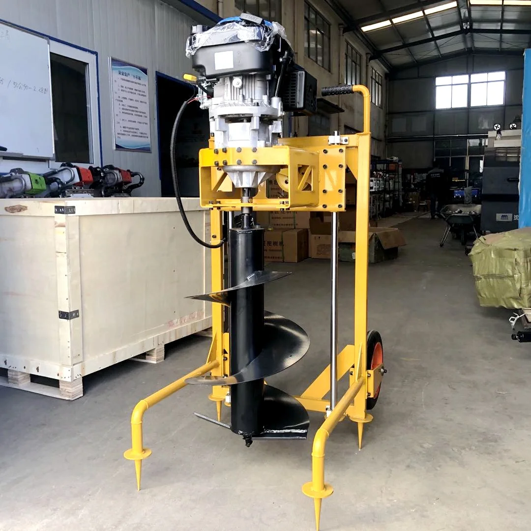 Cheap China Factory Price One Man Earth Auger Machine 600mm Diameter Manual Post Hole Soil Auger Mini Digger For Sale