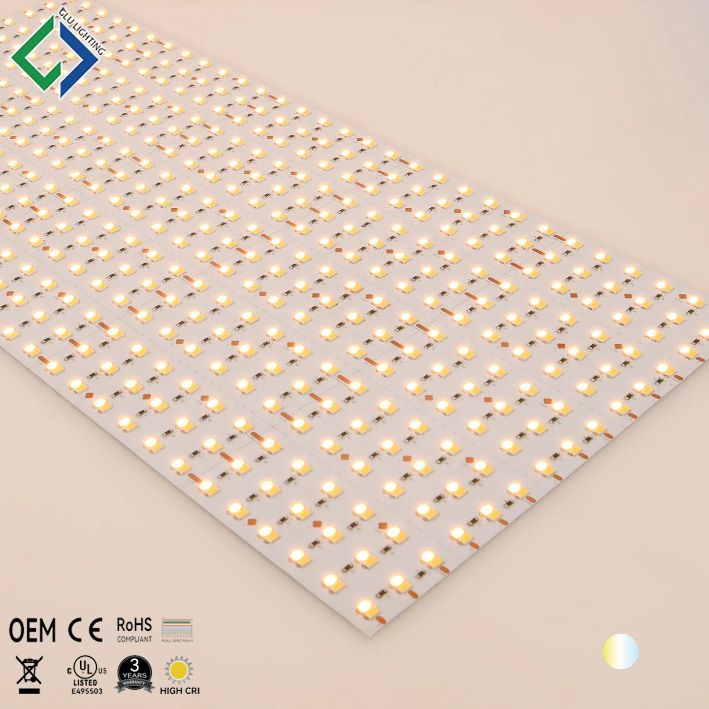 Гибкая Светодиодная панель Ra95 24x50 bi color 5630 режущая для пленочного заднего освещения 24 В