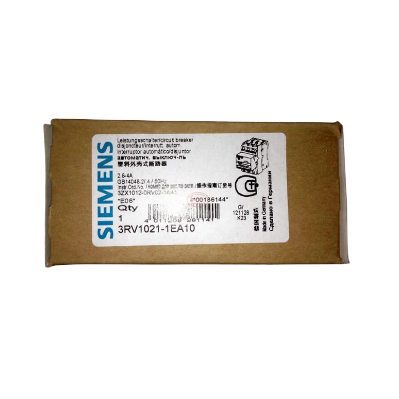 New In Box New 1PC motor protection circuit breaker 3RV1021-1EA10