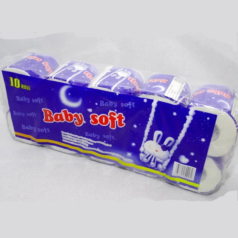 Manufacturer custom 2/3ply virgin wood pulp toliet paper printed wholesale toilet paper tissue hygiene paper