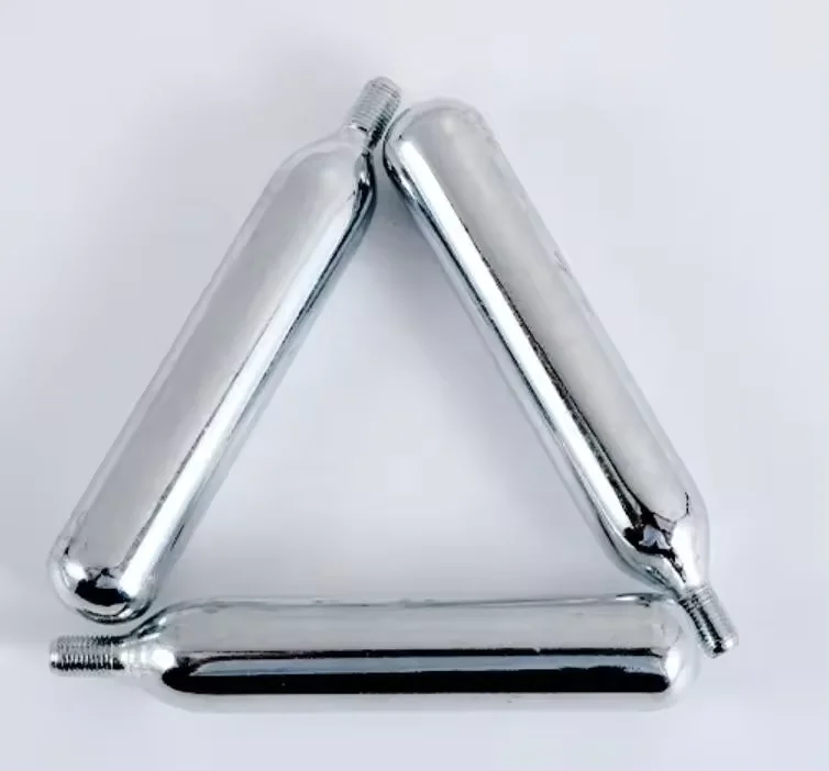 33g CO2 Cartridge 1/2 3/8 thread 48cc Cartridge Cylinder Frozen Gun Cartridge Tank Gas Ironware Metals Cylinder Capsule