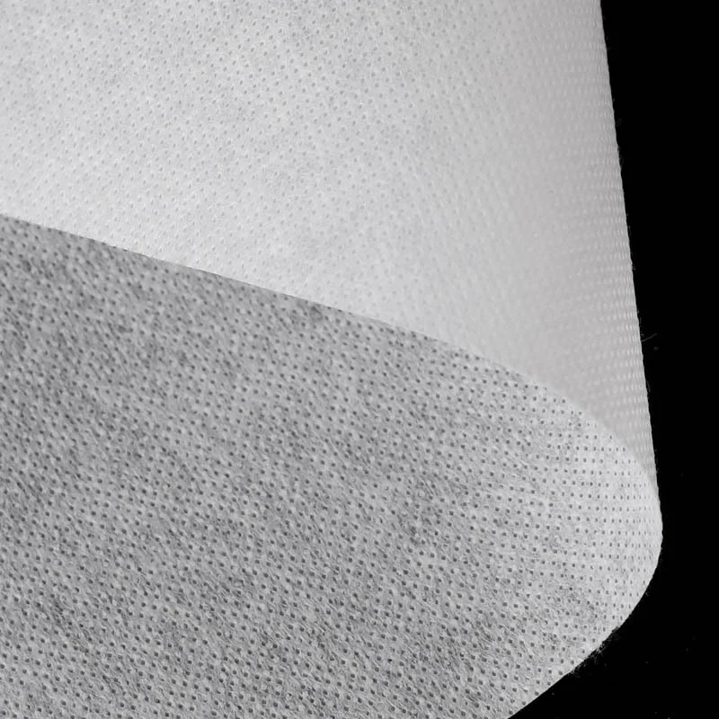 Interlining Supplier 100% Polyester 65g Black Fusible Interlining Fabric Nonwoven Interlining for Garments 100cm Width