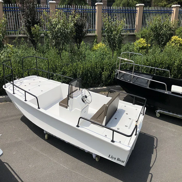 China fishing fiberglass boat factory provide 4.2m small fishing boats