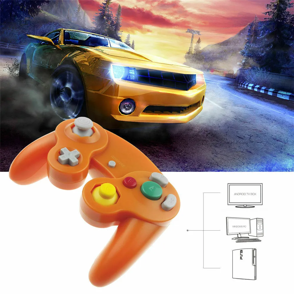 For Gamecube Controller USB Wired Handheld Joystick Compatible Nintend For NGC GC Controle For Computer PC Gamepad Accessory