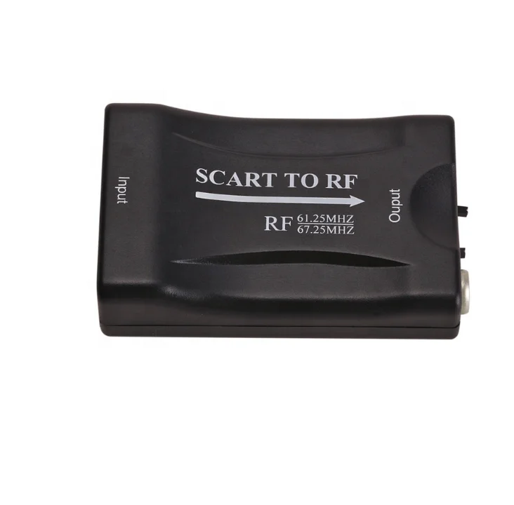
SCART to RF Video Converter support RF67.25Mhz 61.25Mhz SCART Box to old TV 