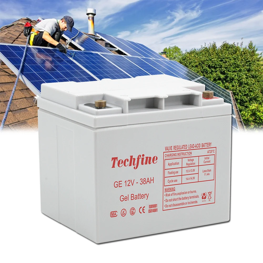 Deep cycle battery 12V 24ah 38ah 40ah GEL solar external 12volt battery gel 6v rechargeable batteries