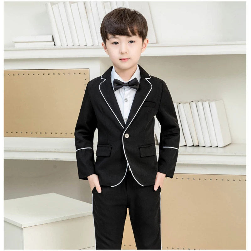 Новая детская одежда костюм для мальчиков смокинг костюм персонализированный Детский костюм