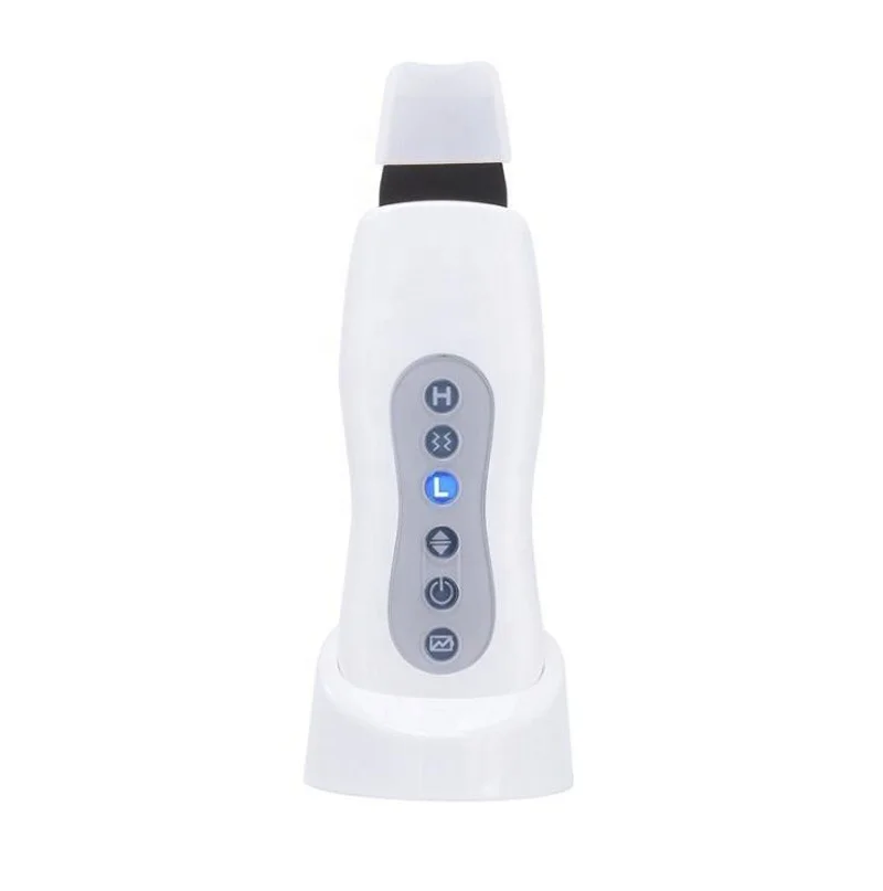 
Lady Use Portable Facial Cleaner Ultrasonic Dead Skin Scrubber For Face 