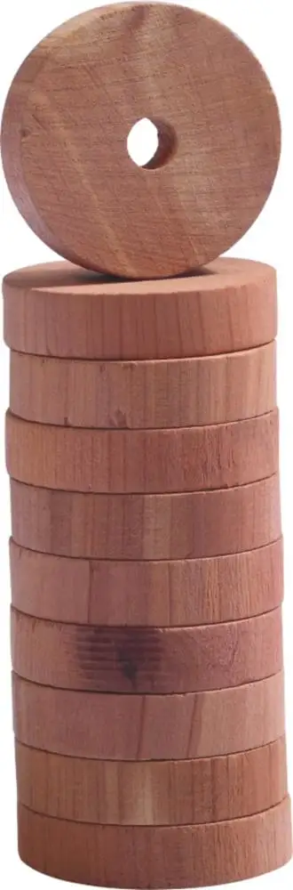 
Cedar Blocks for Closet Natural Red Cedar Rings Aromatic Cedarwood Balls for Hangers 