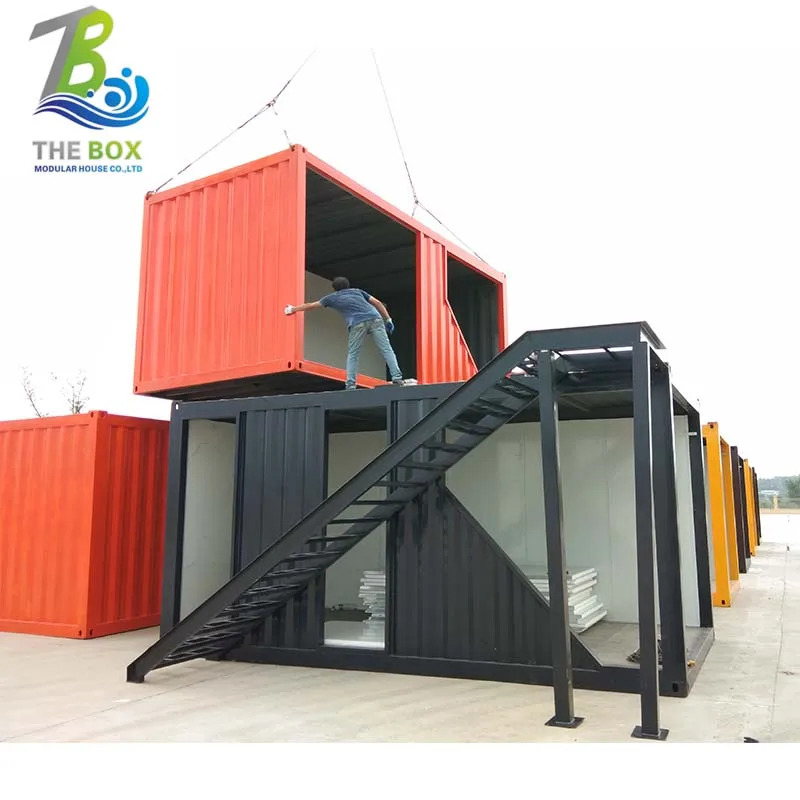 Luxury prefab house modular container homes 40 feet 20 feet steel structure