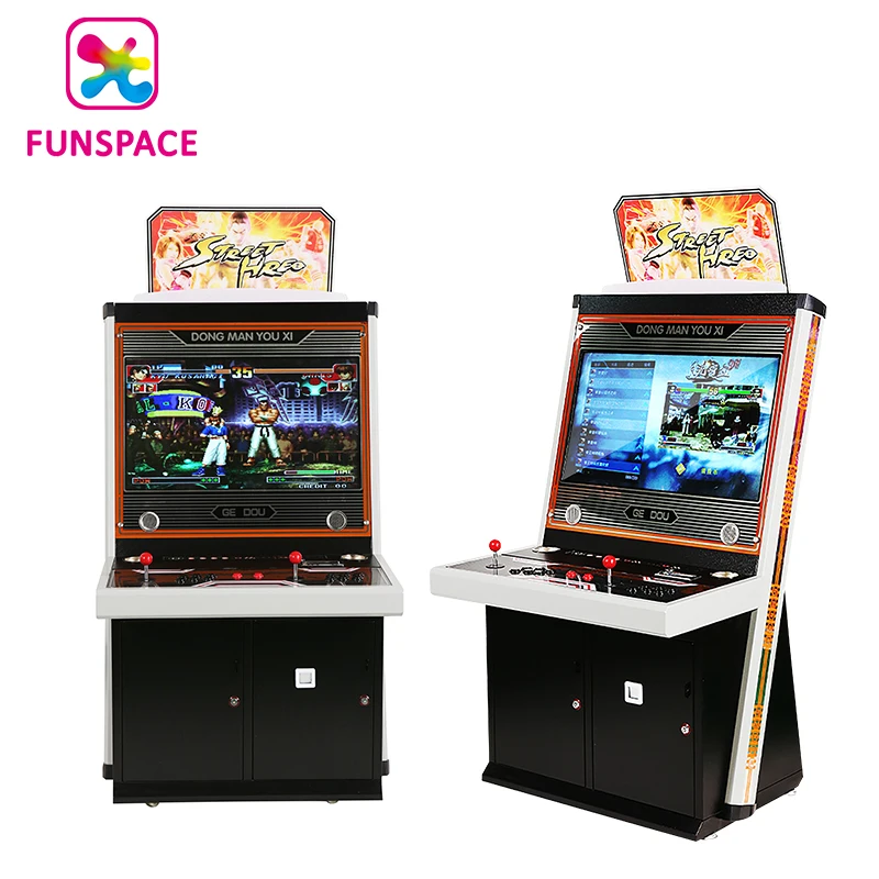 coin operated 32 Inches Arcade Video Games Machine Pandora Box Street Fighter Arcade Machine For Gaming Equipment