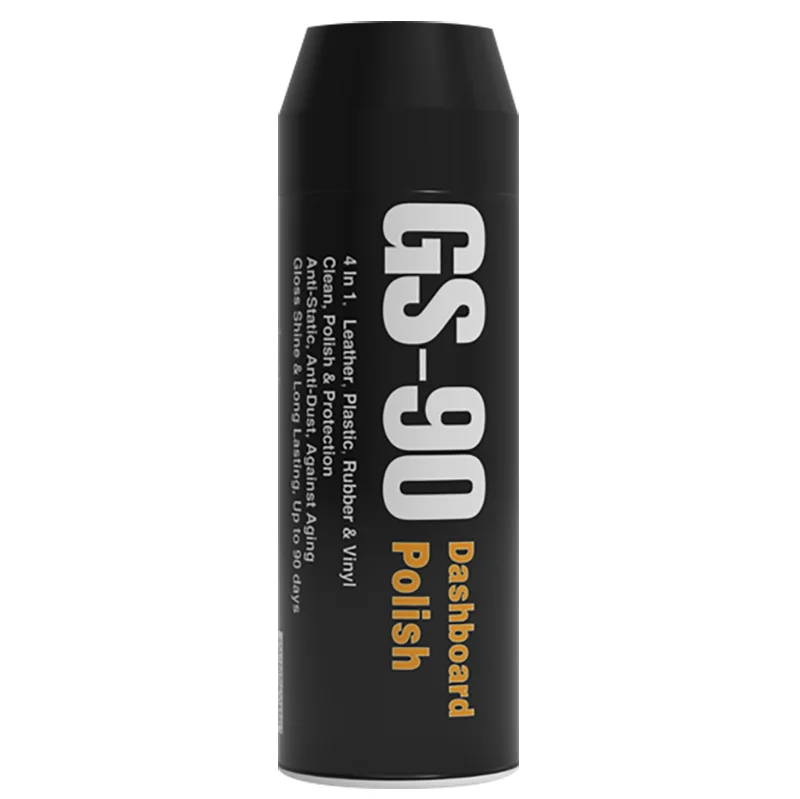 GS-90 450ml best products car interior plastic leather vinyl seats dash polish black dashboard wax spray polish for car