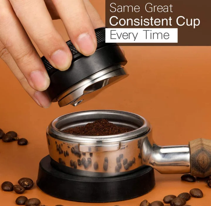 Amazon Professional Barista инструменты дистрибьютор кофе 49 мм/51 мм/53 мм/58 мм двойная головка 3 листа выравниватель для