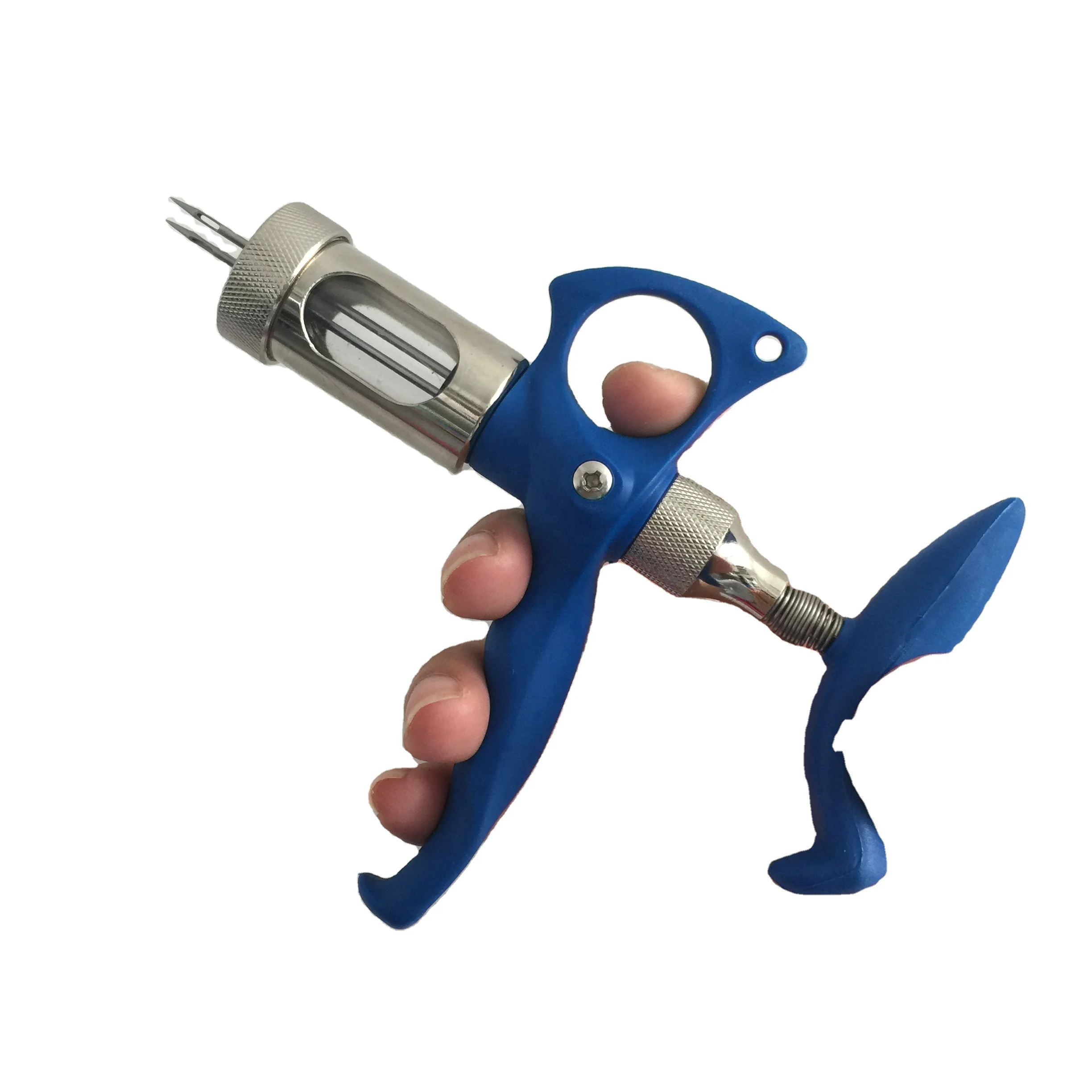 Вакцина с непрерывным инжектором 6CC автоматическая двойная игла для непрерывной инъекции куриной крови