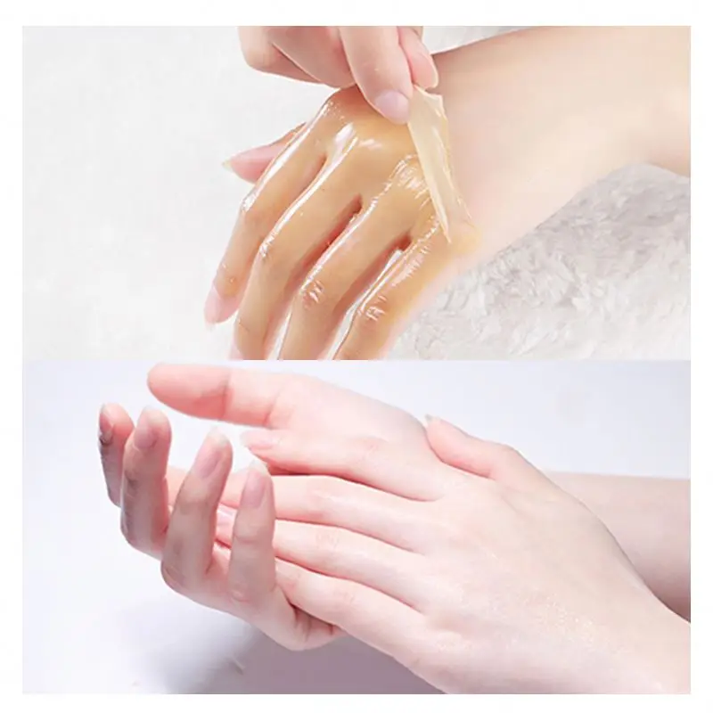 new Hands Care Paraffin Milk & Honey Moisturizing Peel Off Wax Exfoliating Nourish Hand Mask