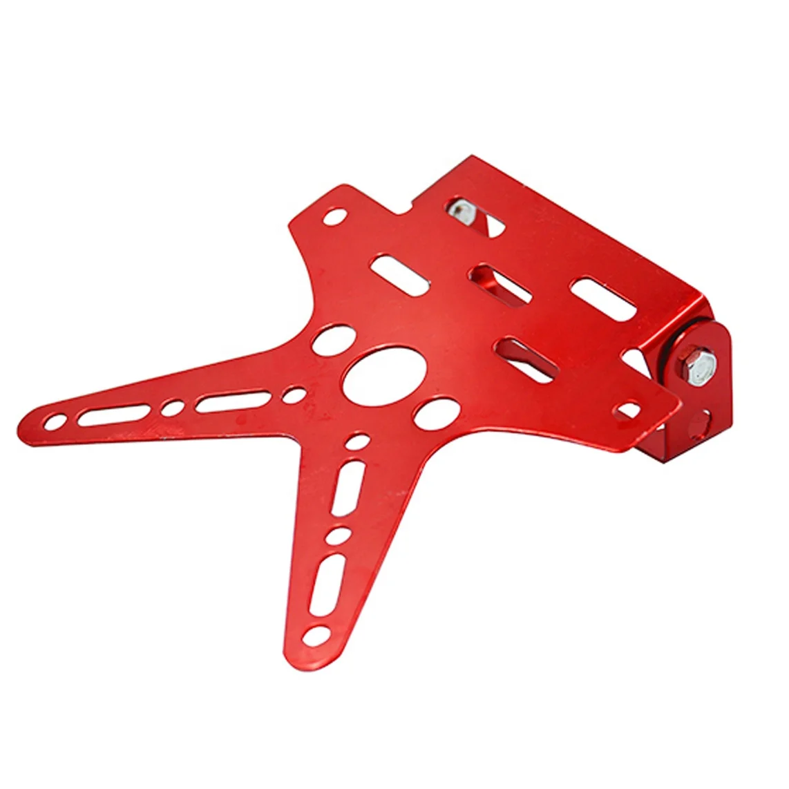 Chinese factories High quality Hot Sell Motorcycle Modify Parts CNC aluminum Scooter Motorcycle licence Plate Bracket Holder