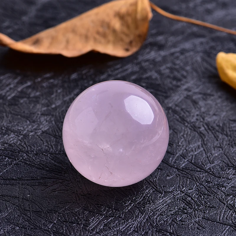 Wholesale 20-40mm size natural crystal ball rose quartz feng shui ball healing crystal ball