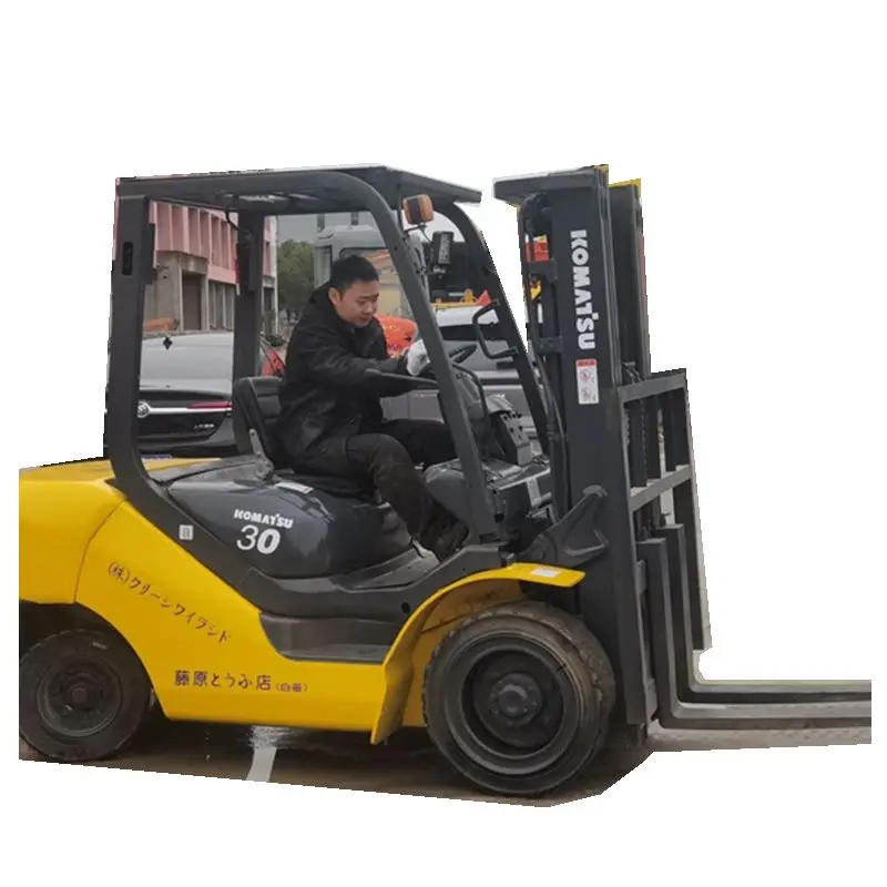 komatsu30 original Japan brand forklift Used Japanese forklift 3ton warehouse pallet lifting truck used forklift good price
