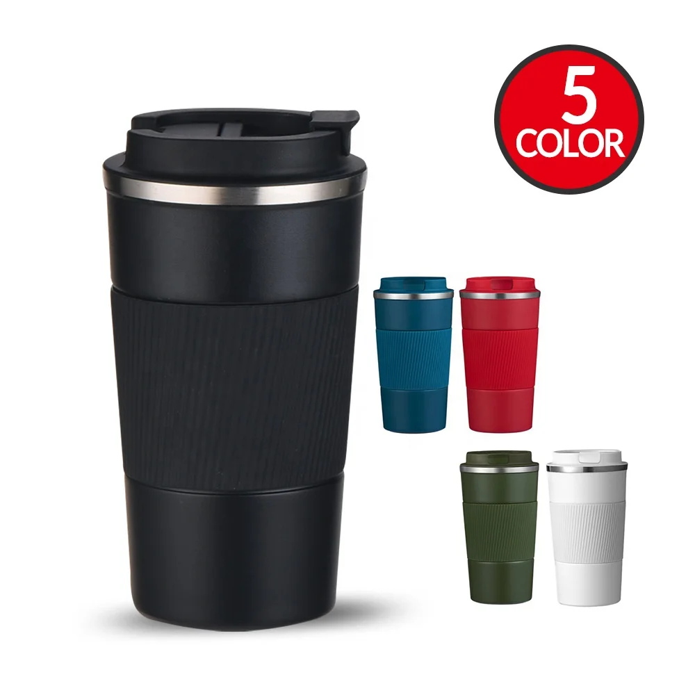 Customizable Resuable Color Silicone Sleeve Reusable Coffee Cup Custom High End Small Order Camp Coffee Cup