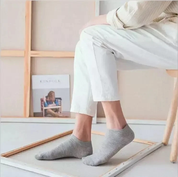 Wholesale Black White Grey Short Socks