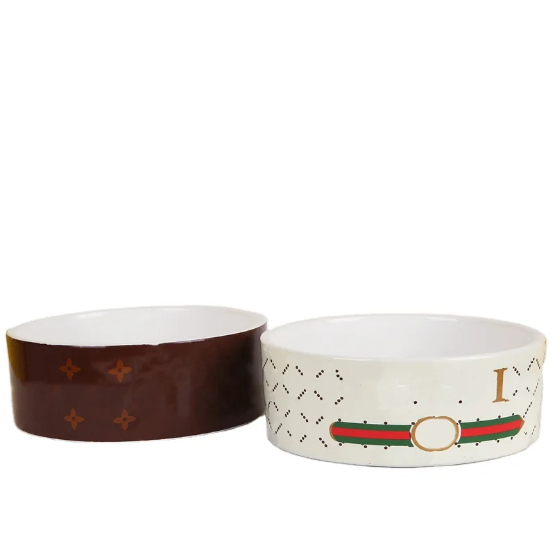 Luxury Design ceramic dog bowl pet bowl ceramic for cats and dogs