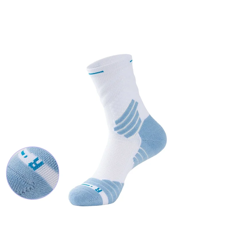 Custom Logo Men Long Tube Elite Athletic Cushioned Basketball Running Sports Socks